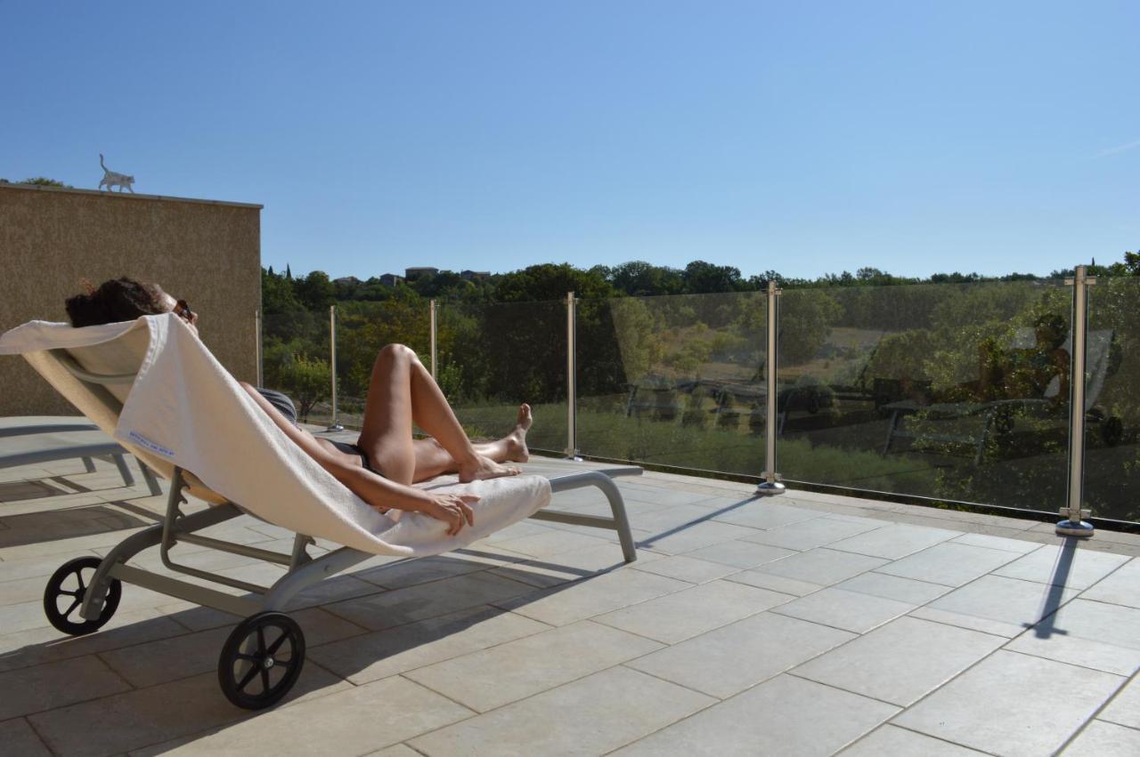 Le Clos Des Taulelles Gite Le Figuier Saint-Privat-de-Champclos ภายนอก รูปภาพ